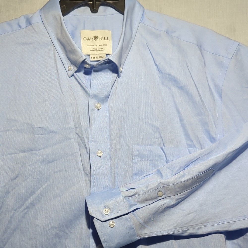 Oak Hill Long Sleeve Button-down‎ Mens Dress Shirt Size 17.5 (XXL)